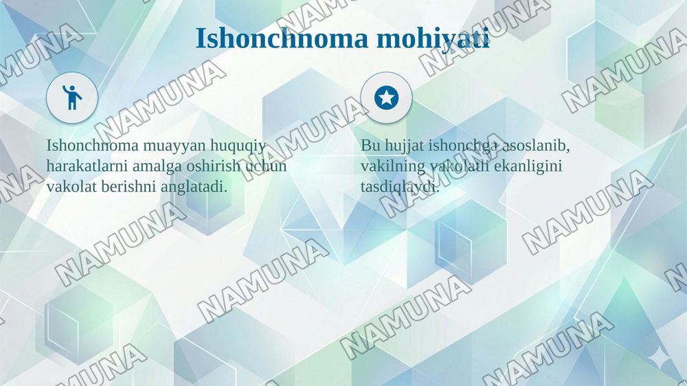 Ishonchnoma tushunchasi va shakllari — 4-slayd