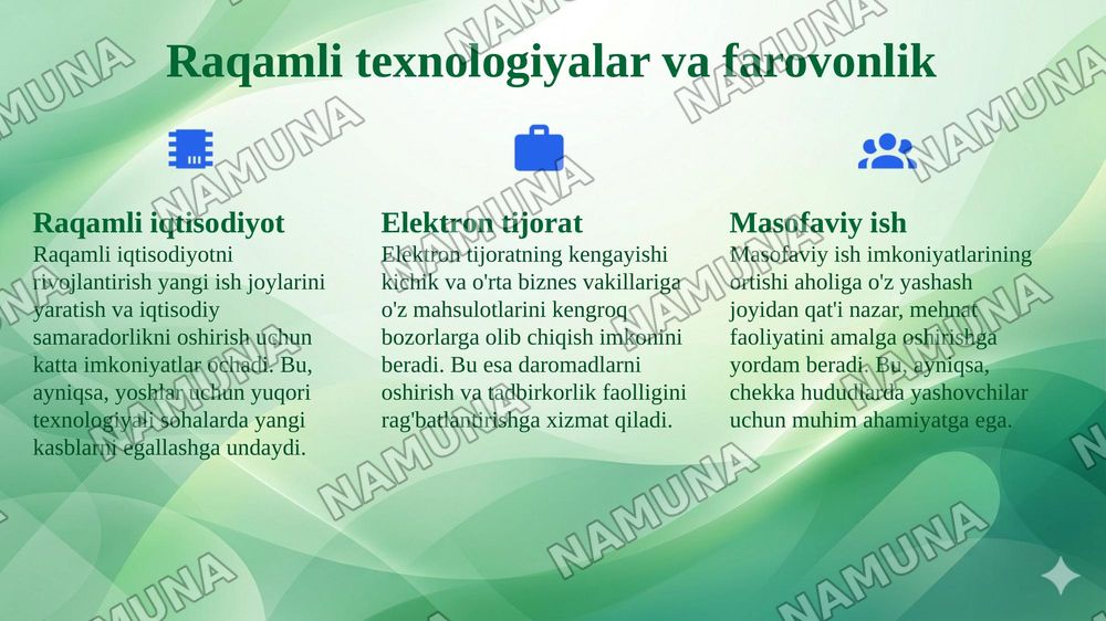 Aholi daromadlari va turmush farovonligini oshirish siyosati — 8-slayd