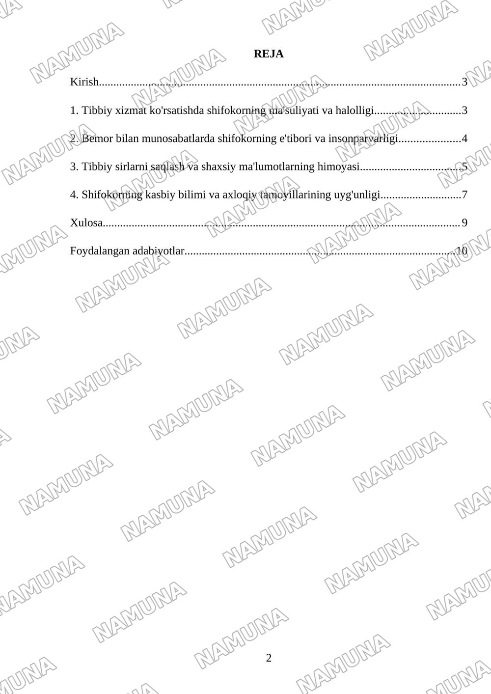Shifokor hodimlarining axloqiy fazilatlari — 2-varaq
