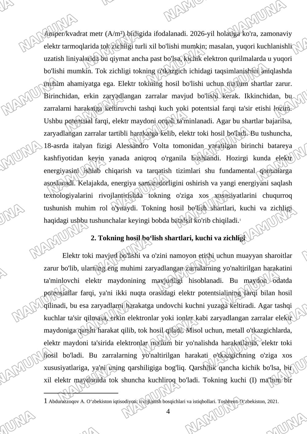 Elektir toki — 4-varaq