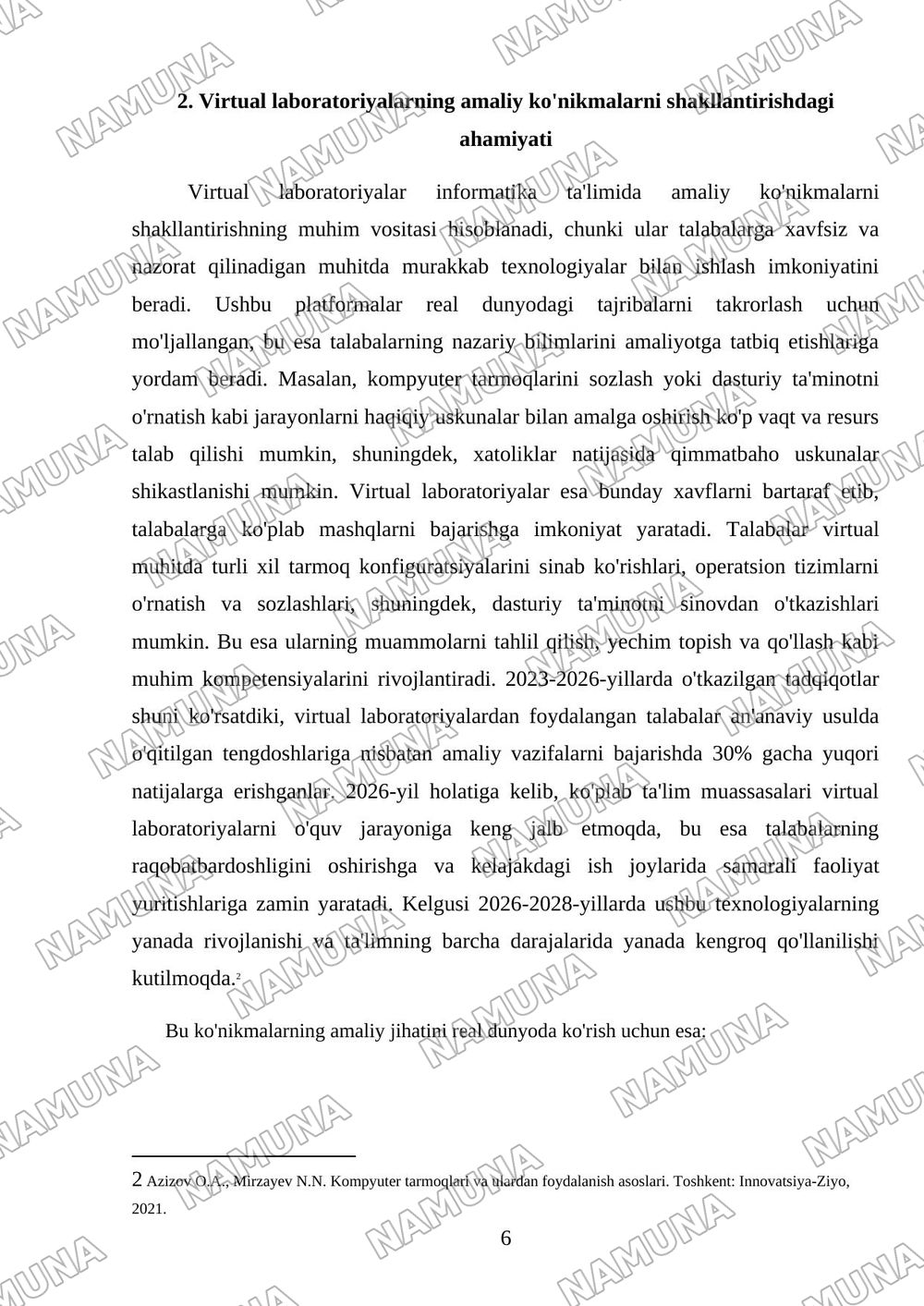 Informatika darslarida kompyuter simulyatorlari va virtual laboratoriyalardan foydalanish — 6-varaq