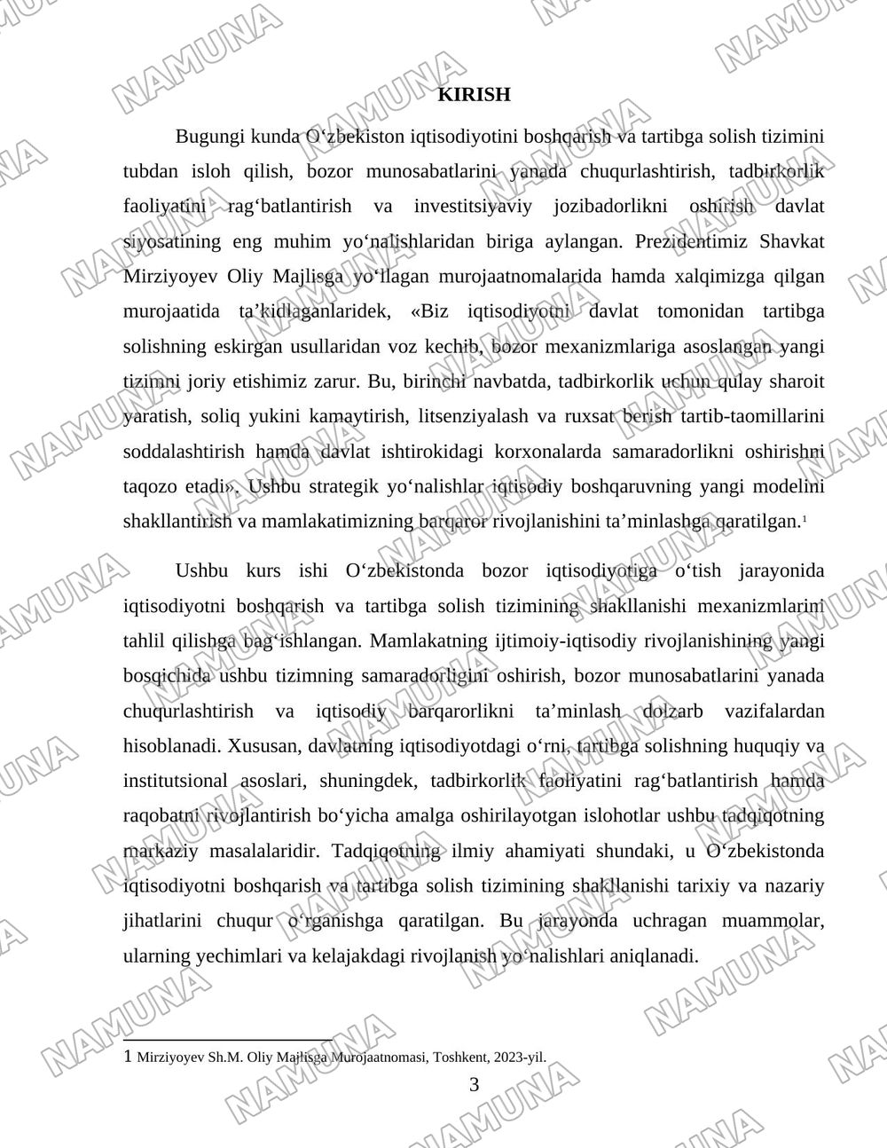 Oʻzbekistonda iqtisodiyotni boshqarish va tartibga solish tizimining shakllanishi — 3-varaq