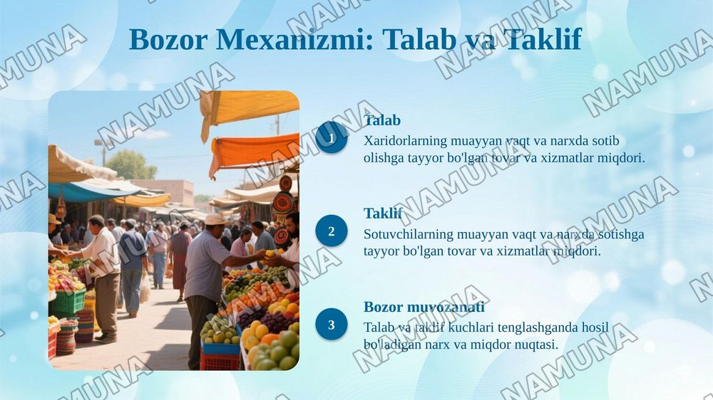 Iqtisodiyot nazariyasi — 6-slayd