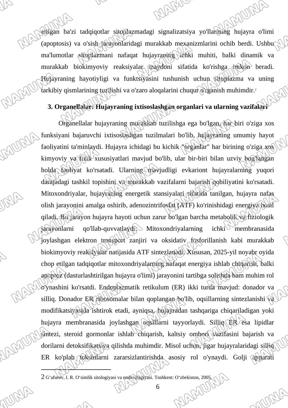 Sitologiya — 6-varaq