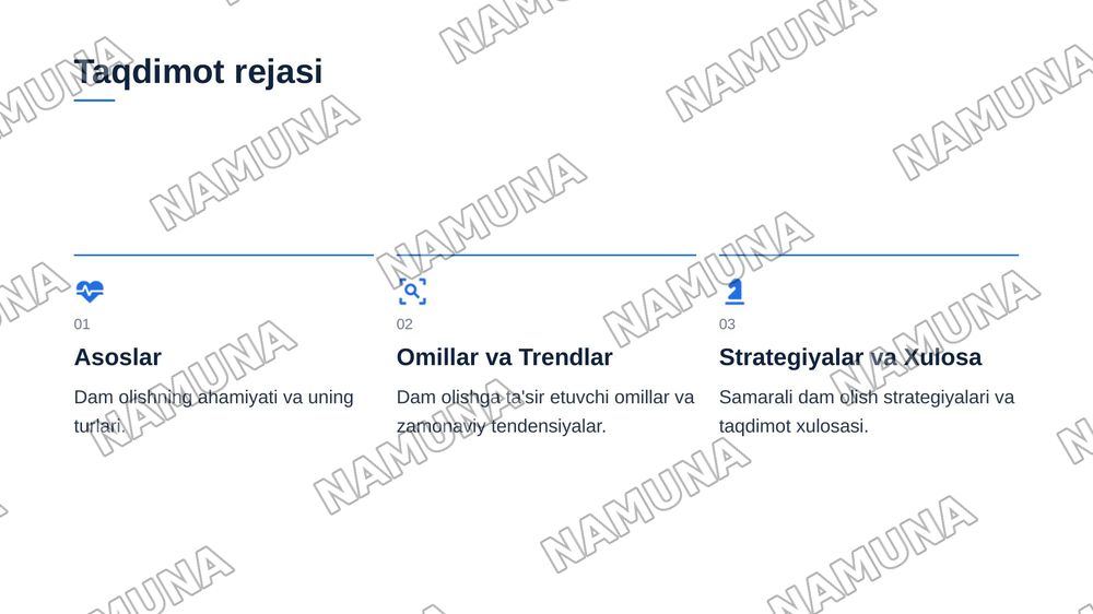 Dam olish vaqtlari va turlari — 2-slayd