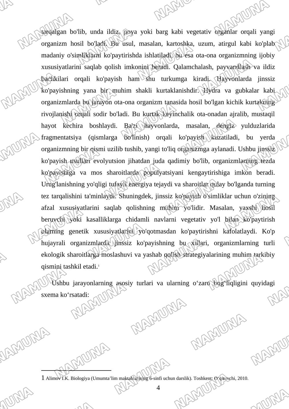 Ko’p hujayrali organizmlardagi jinssiz va jinsiy ko’payishning xillari ? Partenogenez va uning xillari — 4-varaq