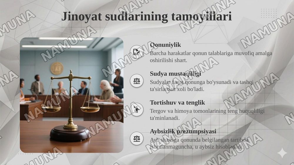 Jinoyat sudlari — 8-slayd