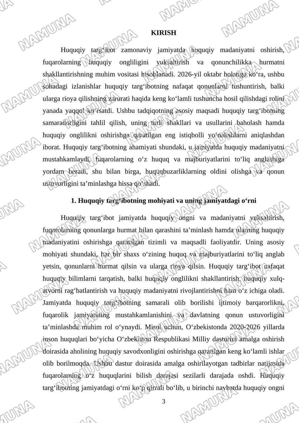 Huquqiy targʻibot — 3-varaq