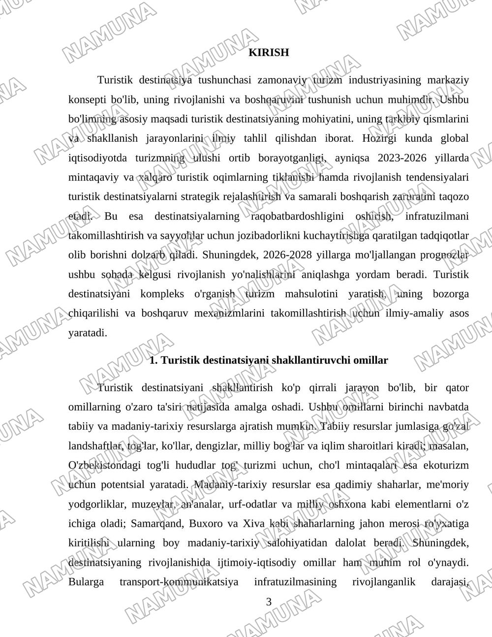 Turistik destinatsiya tushunchasi — 3-varaq