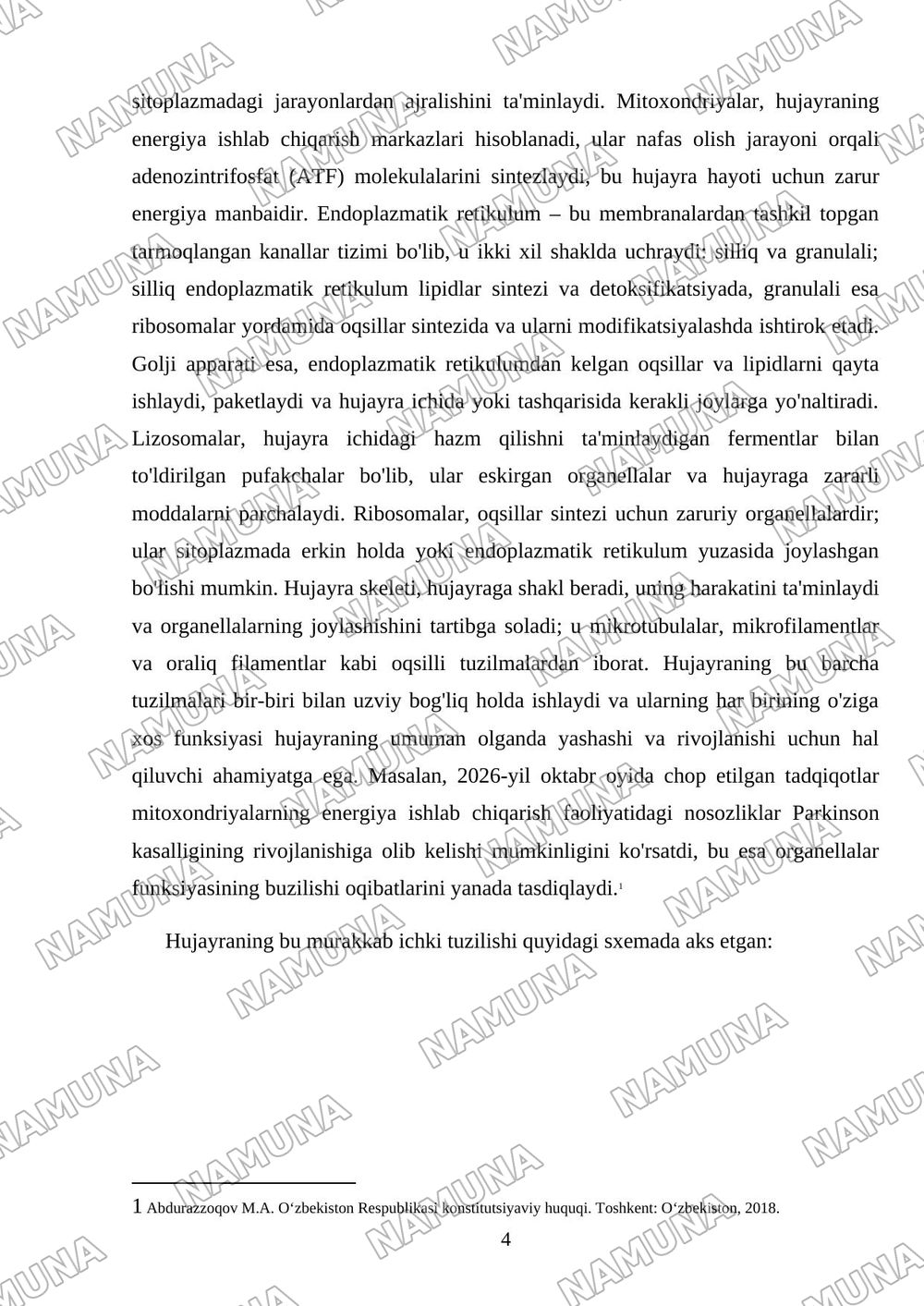 Sitologiya — 4-varaq