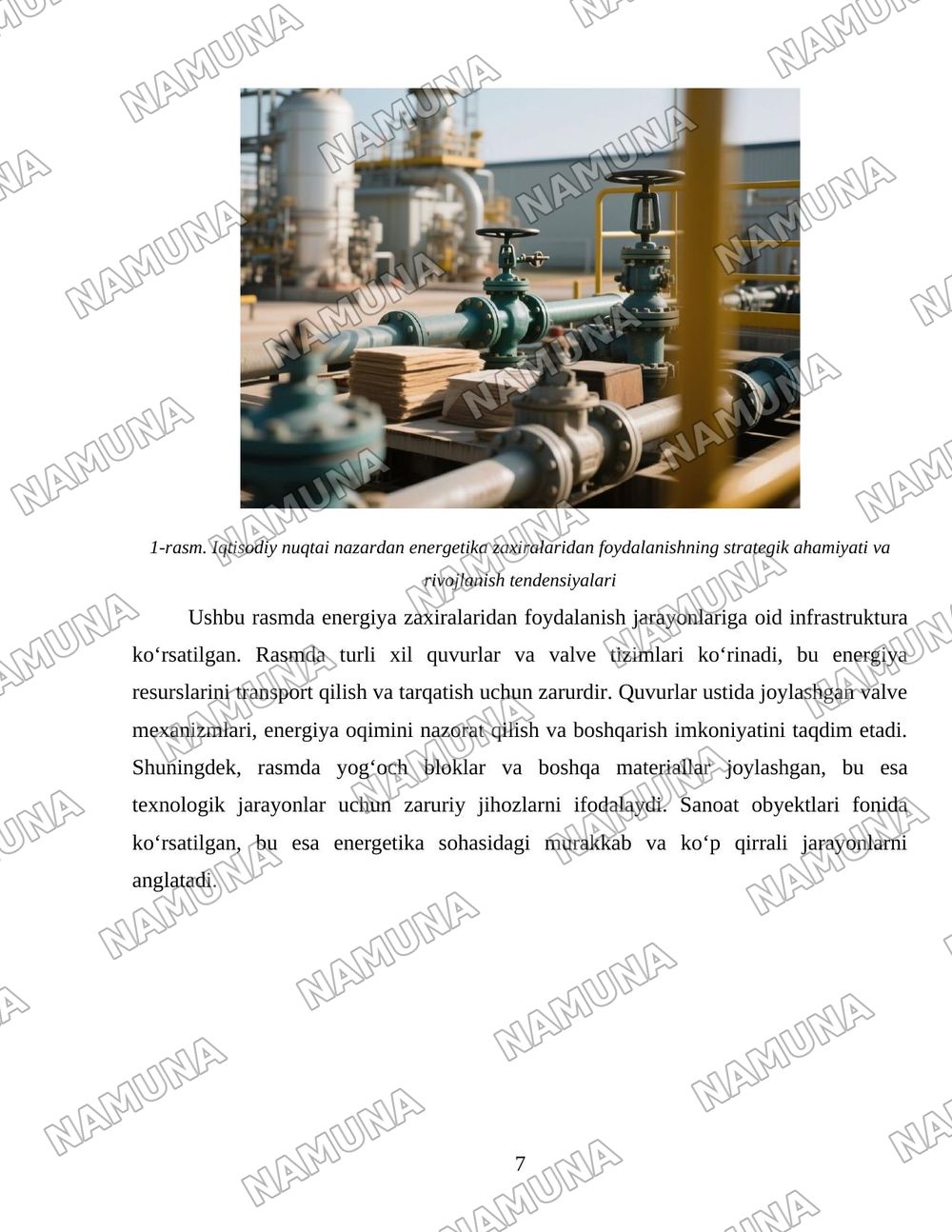 4-MAVZU. ENERGETIKA ZAXIRALARIDAN FOYDALANISH JARAYONLAR — 7-varaq
