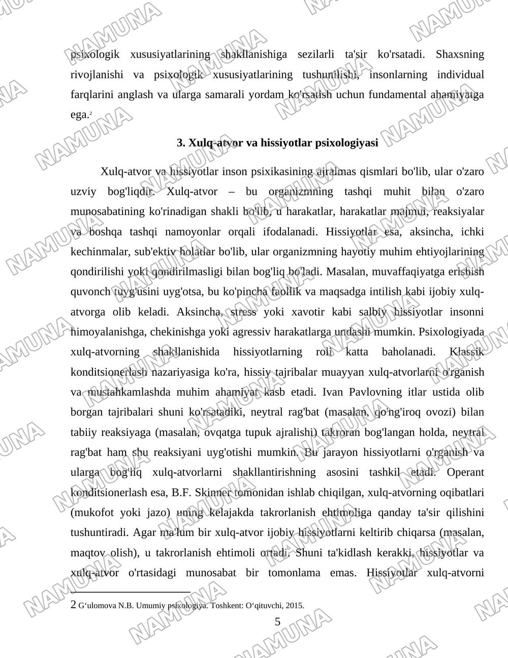 Psihalogi asoslari — 5-varaq
