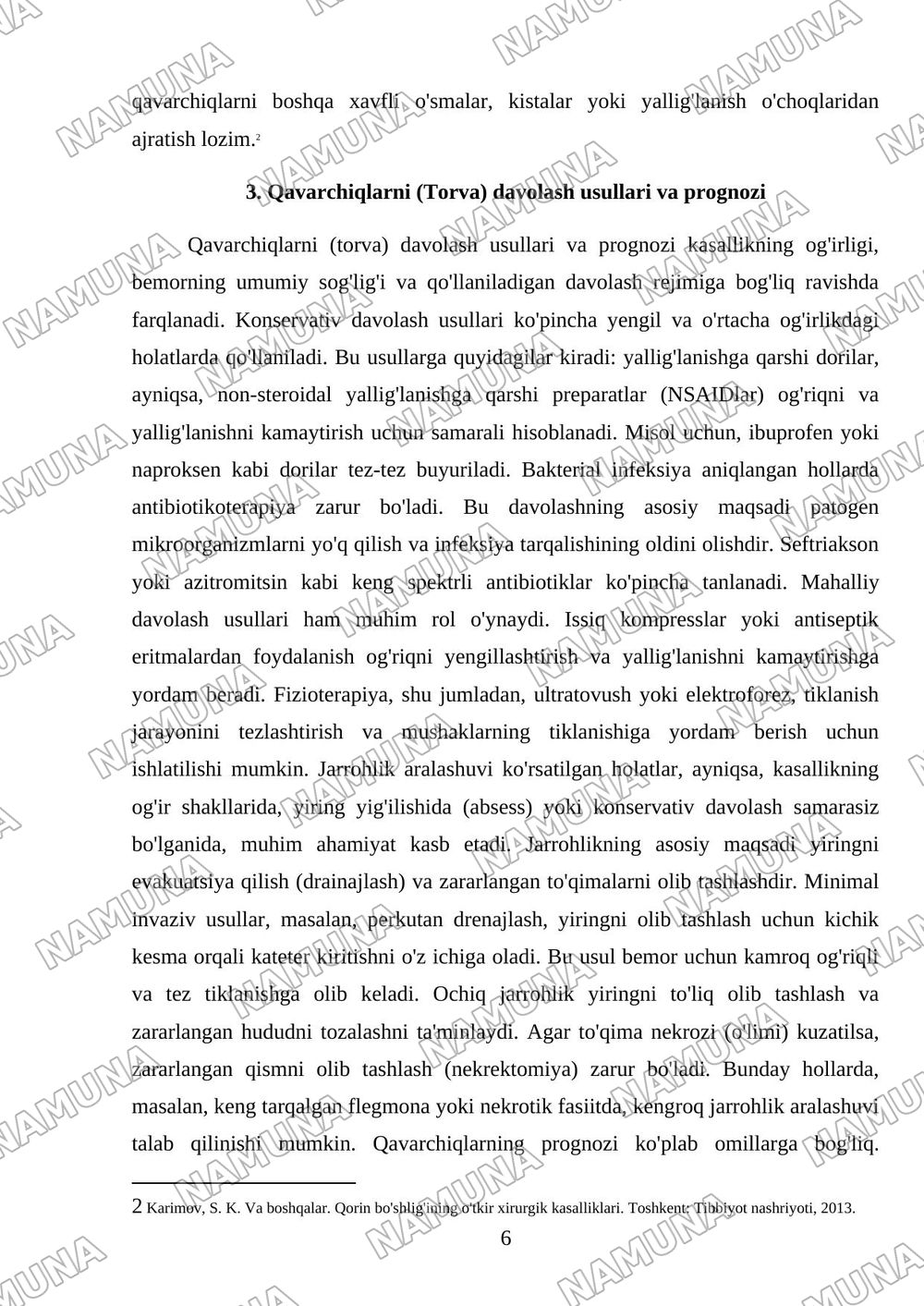Qavarchiqlarni (Torva) klinik kechish xususiyatlari — 6-varaq