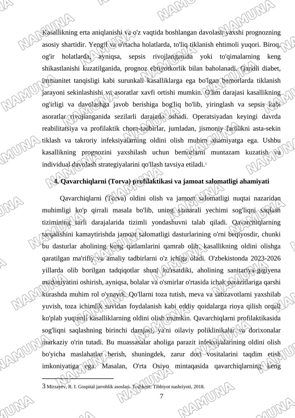Qavarchiqlarni (Torva) klinik kechish xususiyatlari — 7-varaq