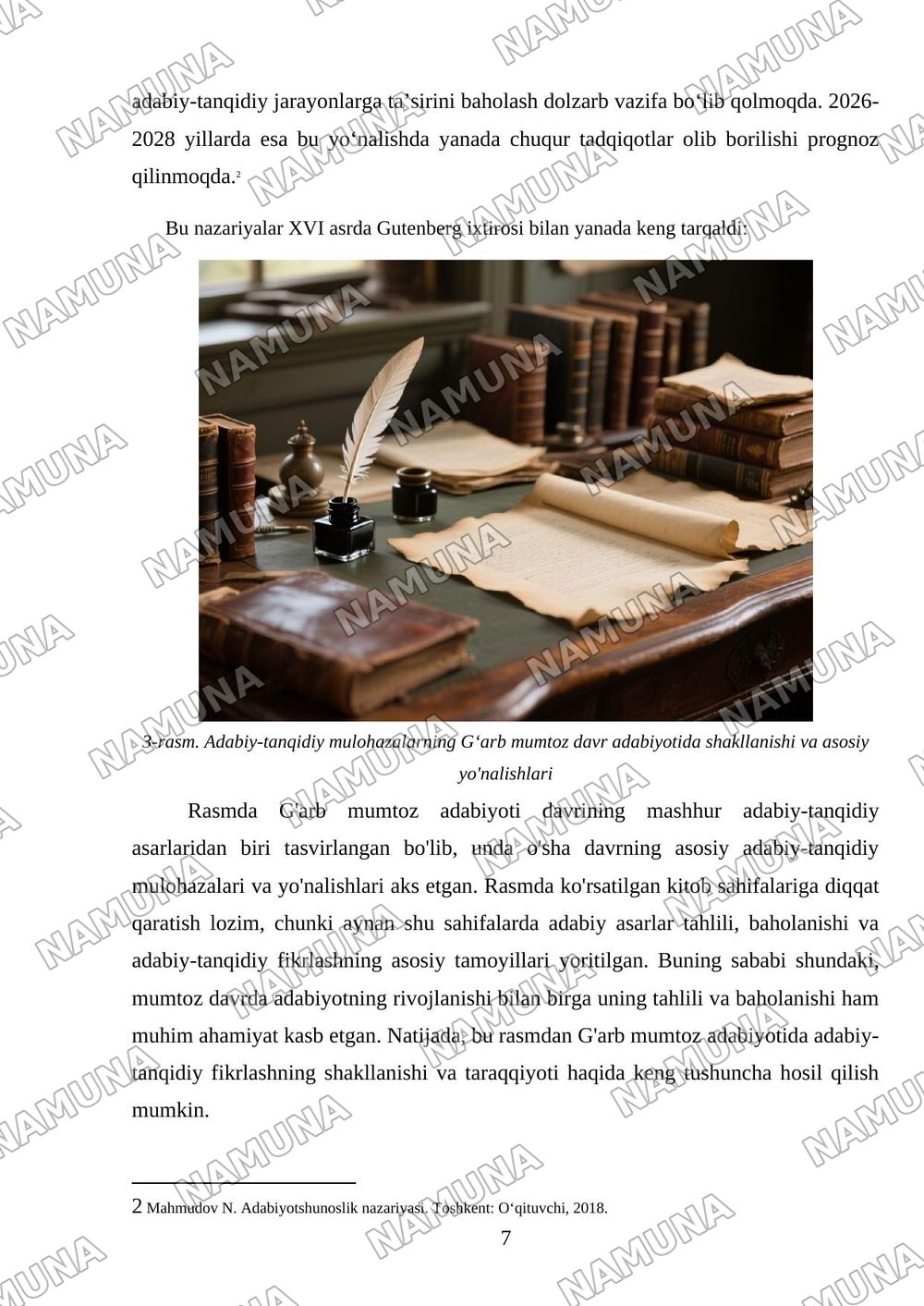 Gʻarb mumtoz adabiyotida adabiy-tanqidiy fikrlash taraqqiyoti — 7-varaq