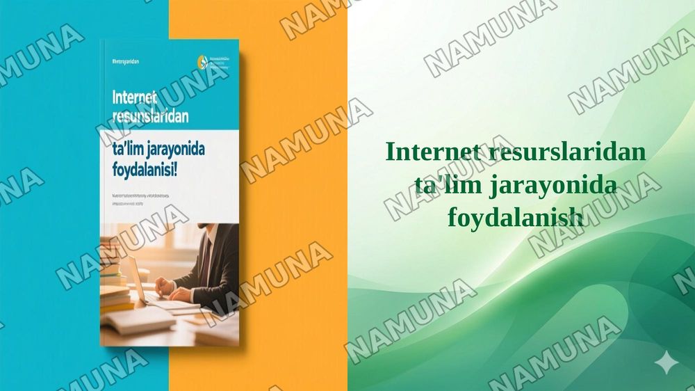 Internet resurslaridan ta'lim jarayonida foydalanish — 1-slayd