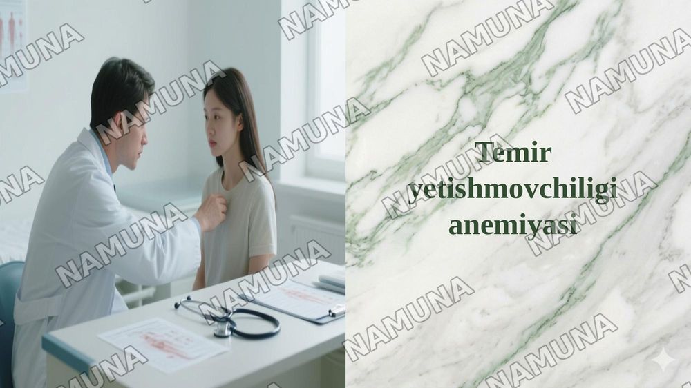 Temir yetishmovchiligi anemiyasi — 1-slayd