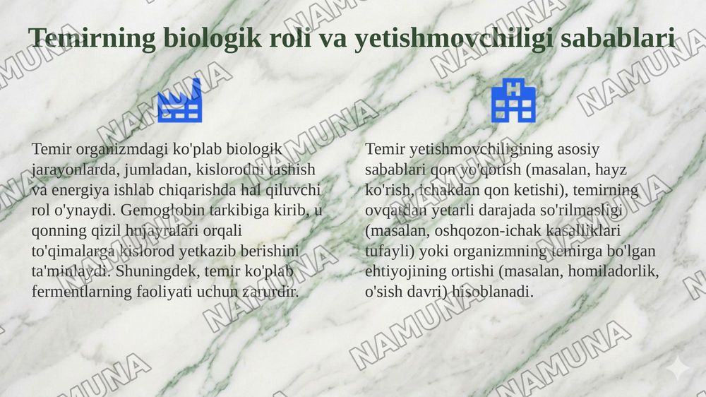Temir yetishmovchiligi anemiyasi — 4-slayd