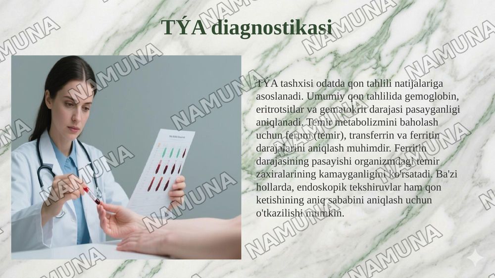 Temir yetishmovchiligi anemiyasi — 6-slayd