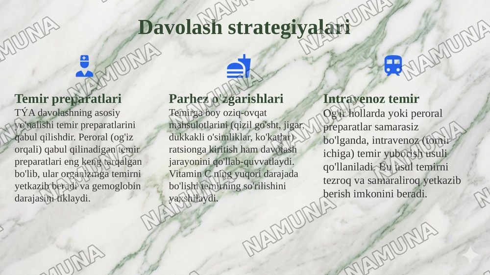Temir yetishmovchiligi anemiyasi — 8-slayd
