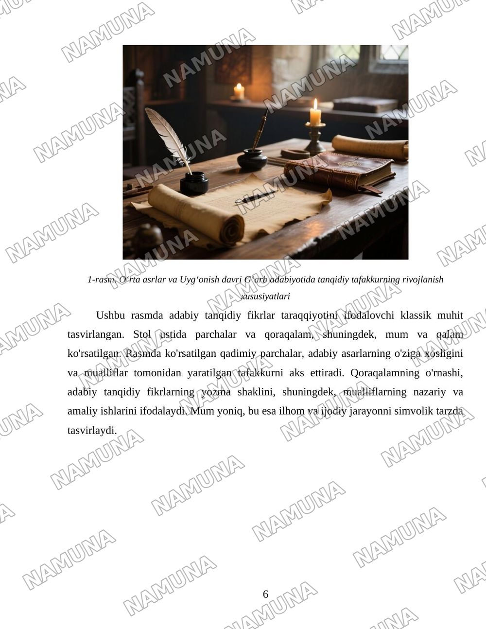 GʻARB mumtoz adabiyotida adabiy tanqidiy fikirlar taraqqiyoti — 6-varaq