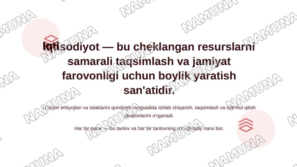 Iqtisodiyot — 3-slayd