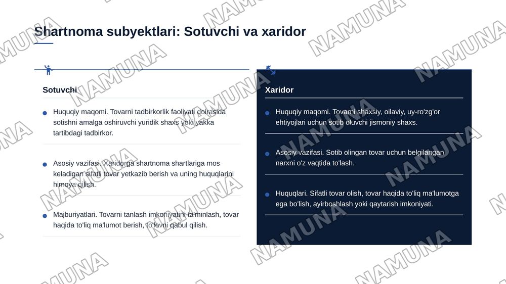 Chakana oldi-sotdi shartnomasi — 4-slayd