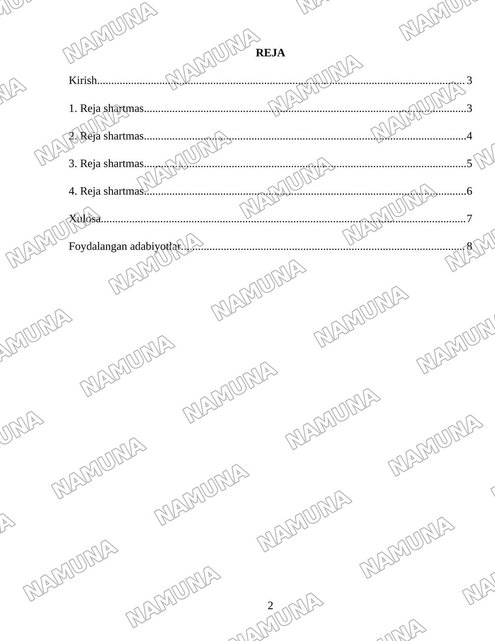 Yozgi hisobot bog'cha uchun kichik guruh rejasi asosida — 2-varaq