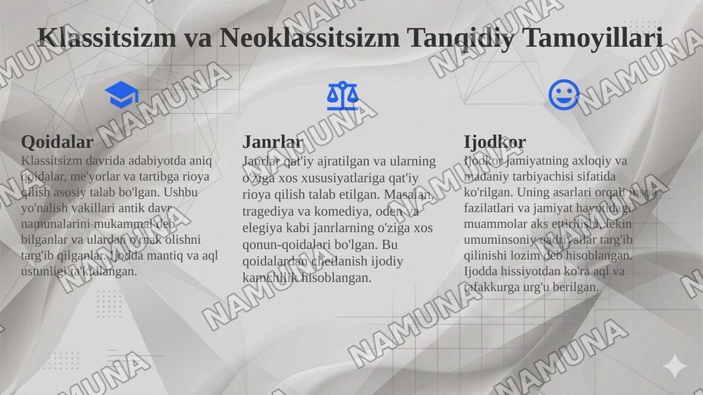 G'arb mumtoz adabiyotida adabiy-tanqidiy qarashlar — 7-slayd