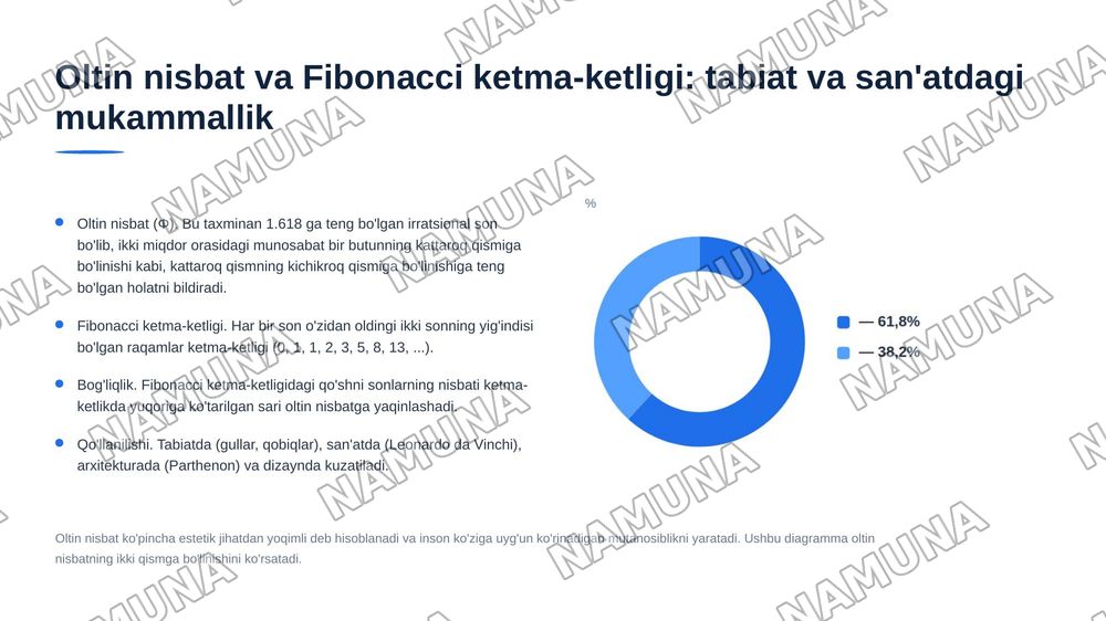 Olim matematikaning oltin qoidalari va formulalari — 4-slayd