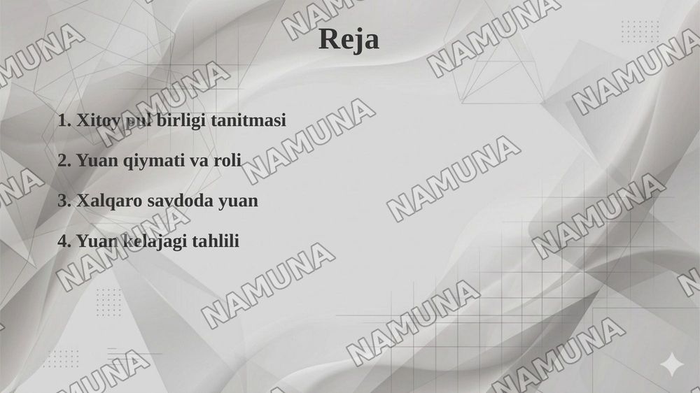 Xitoy pul birligi -YUAN — 2-slayd