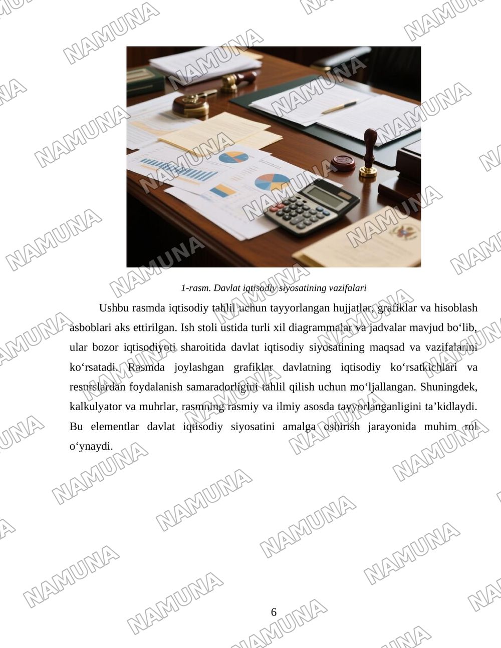 Bozor iqtisodiyoti sharoitida davlat iqtisodiy siyosatining maqsad va vazifalari — 6-varaq