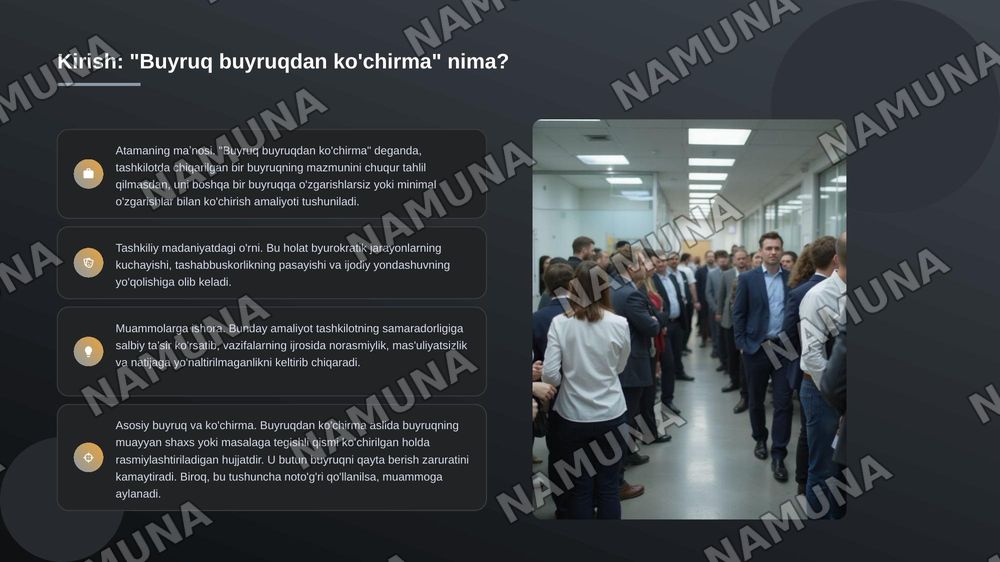 Buyruq buyruqdan ko'chirma — 3-slayd