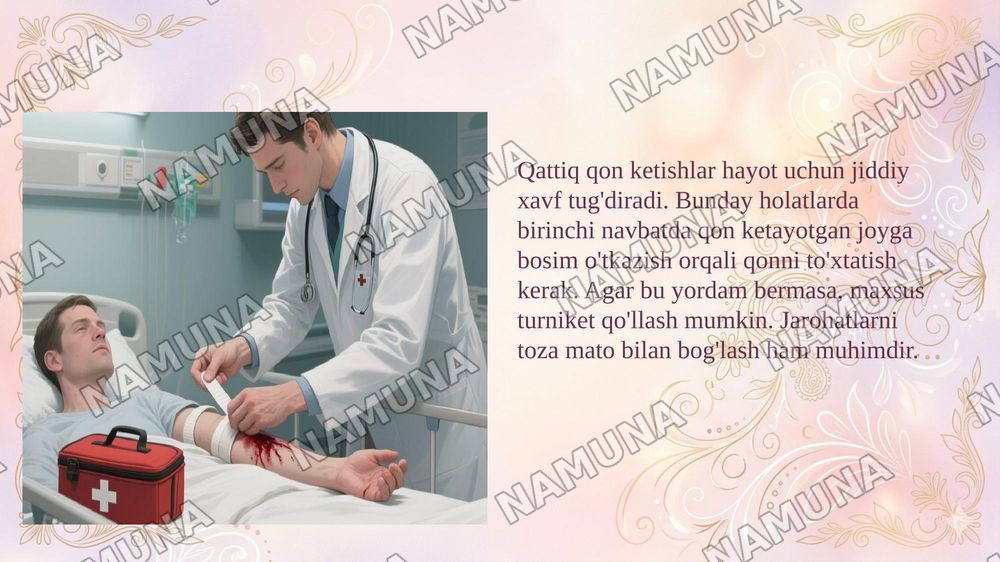 Terminal holatlarda birinchi yordam — 6-slayd