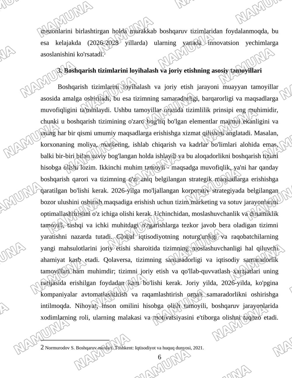 Boshqarish tizimlari hagida umumiy tushuncha va ularning tasnifi — 6-varaq