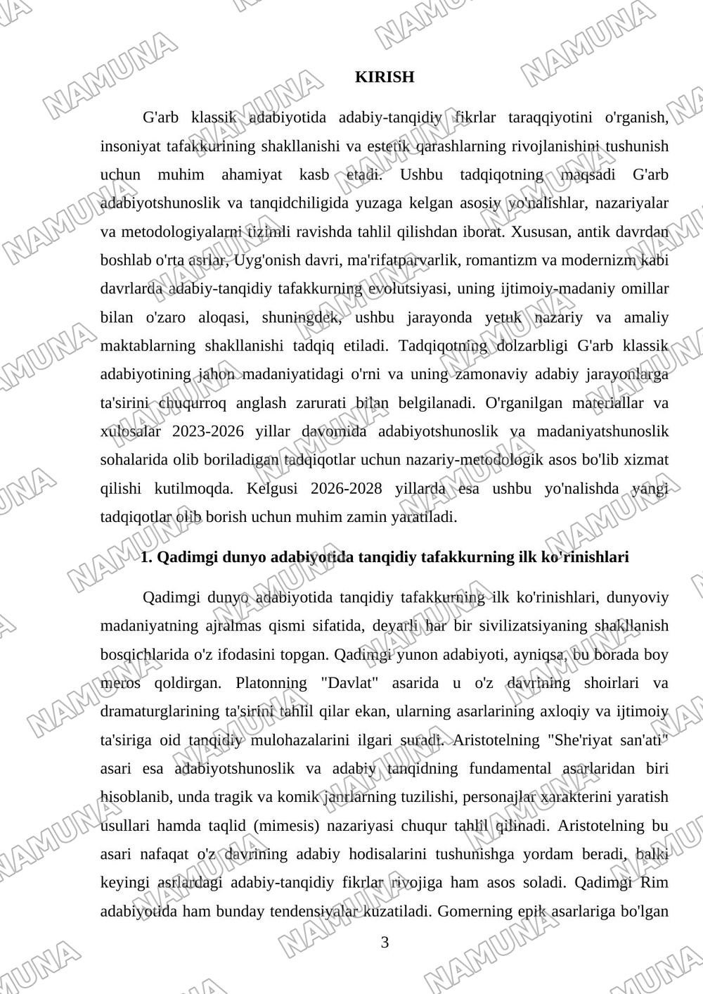 Ğarb klassik adabiyotida adabiy-tanqidiy fikrlar taraqqiyoti — 3-varaq