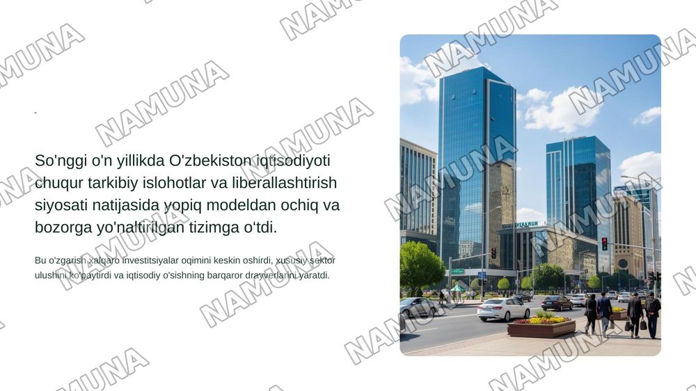 Oʻzbekiston Iqtisodiyoti — 2-slayd