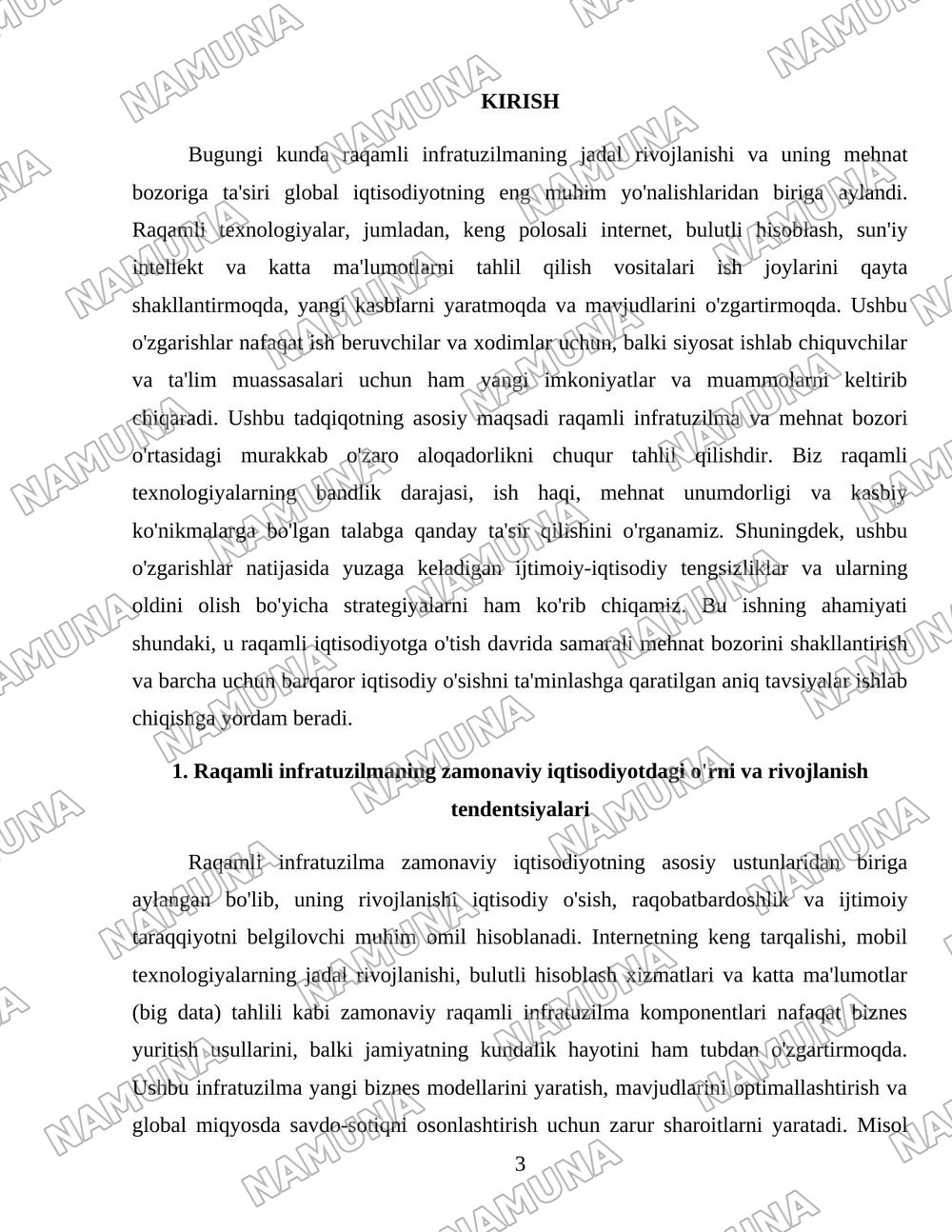 Raqamli infratuzulma va mehnat bozori — 3-varaq