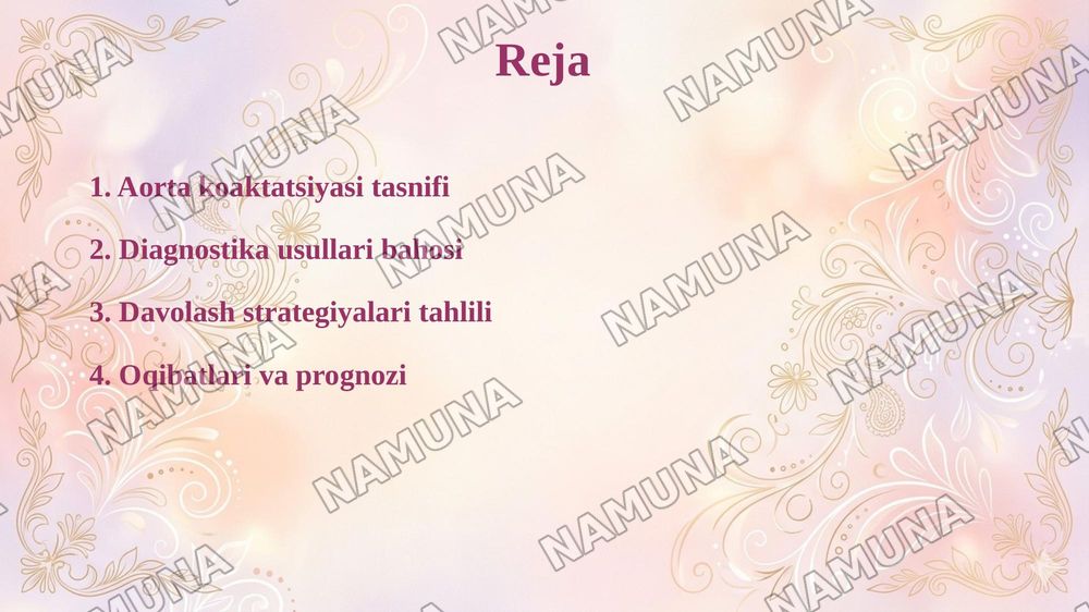 Aorta koaktatsiyasi — 2-slayd