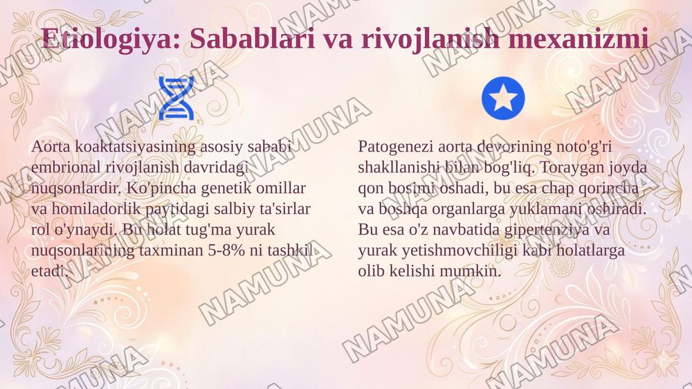 Aorta koaktatsiyasi — 4-slayd