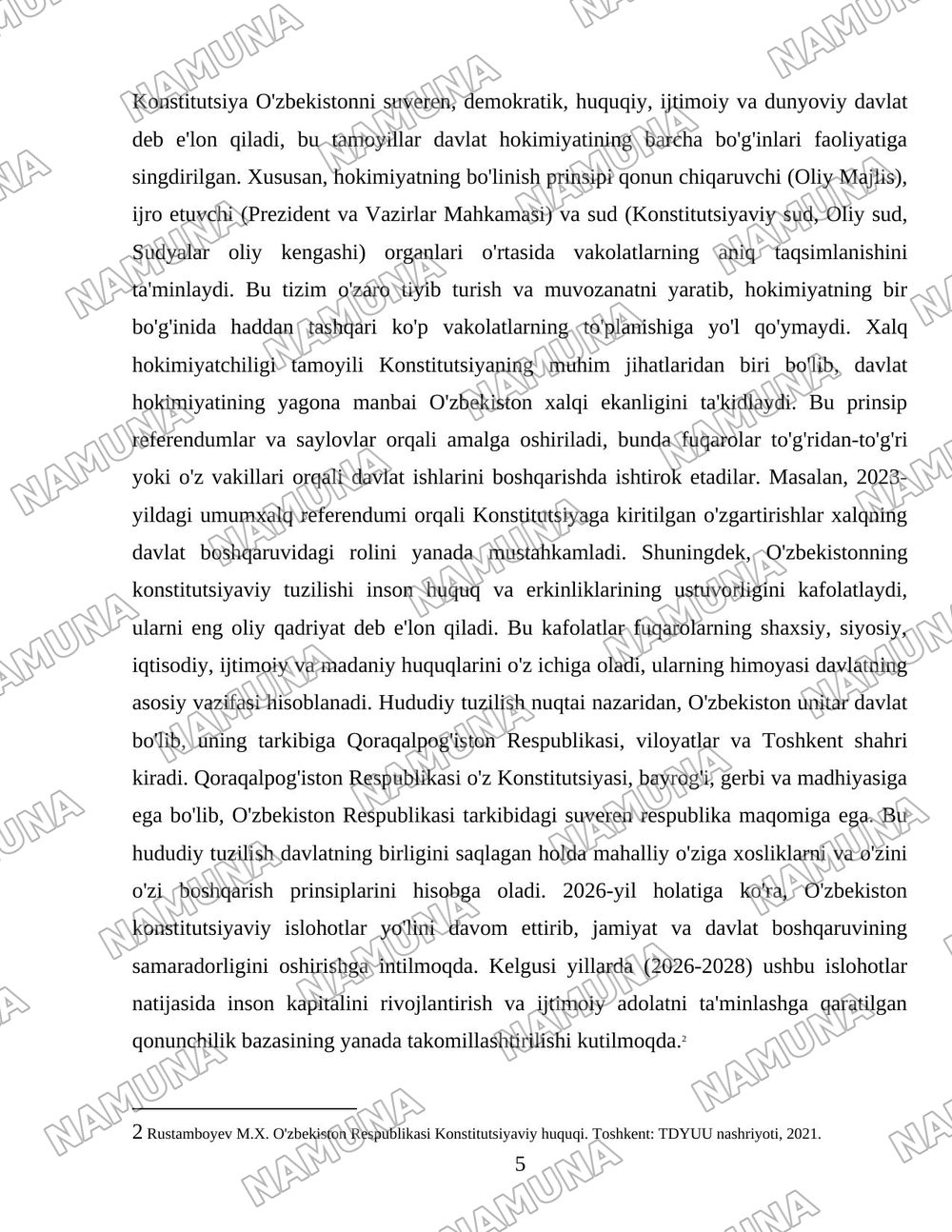 Konstitutsiyaviy huquq — 5-varaq
