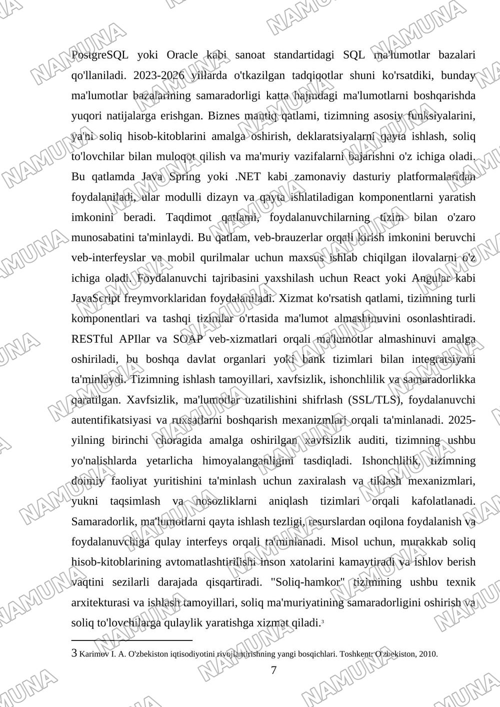 “Soliq-hamkor” axborot tizimining bosqichlari. — 7-varaq