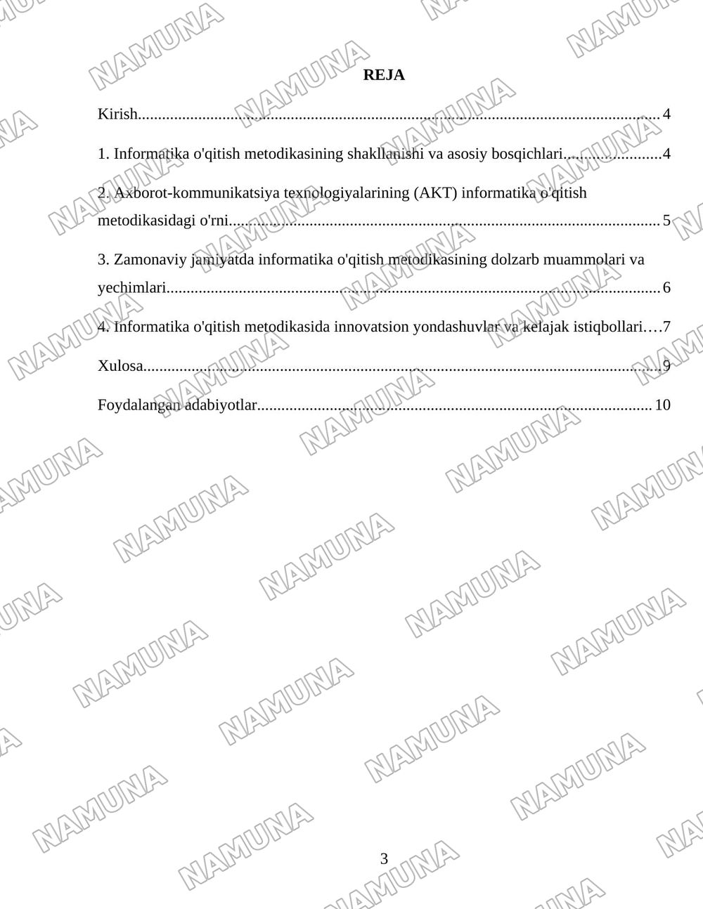 Informatika o'qitish metodikasining rivojlanish bosqichlari va zamonaviy jamiyatdagi o'rni — 3-varaq