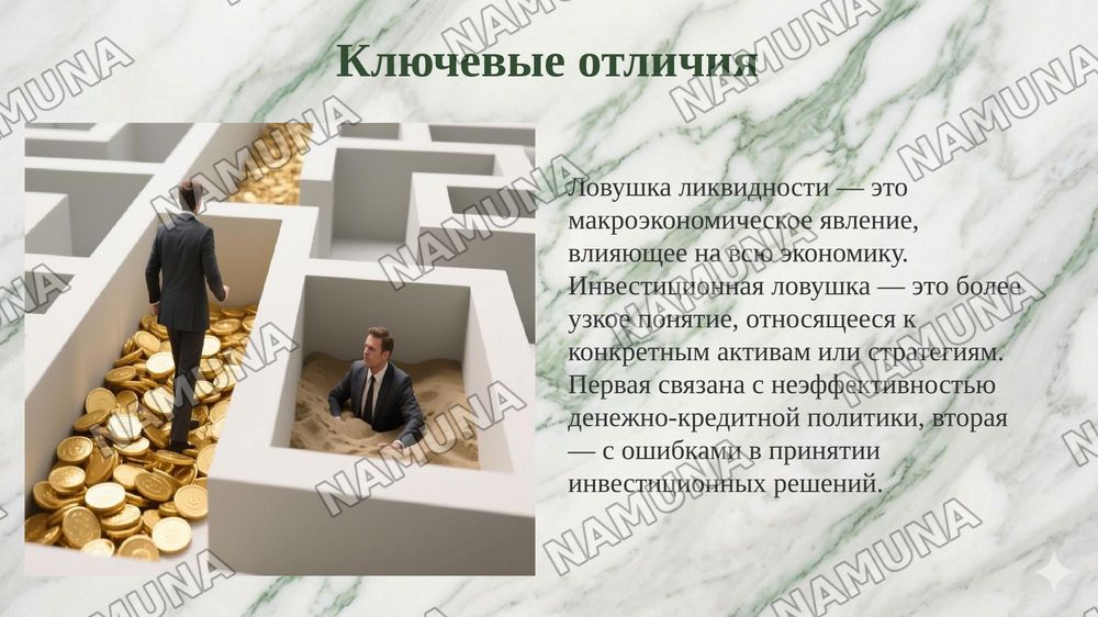 Ловушка ликвидности и инвестиционная ловушка. — 6-slayd