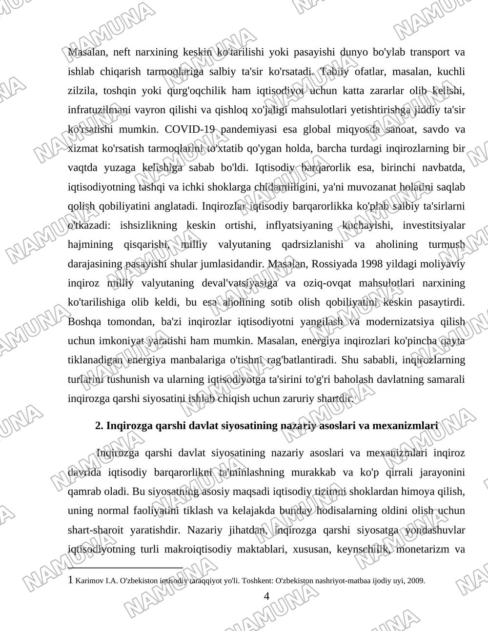 Inqirozga qarshi davlat siyosati va iqtisodiy barqarorlik — 4-varaq