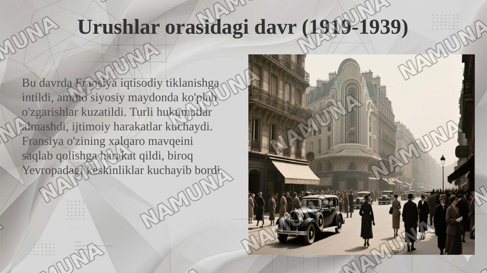 1915-1945-yillarda Fransiya — 5-slayd