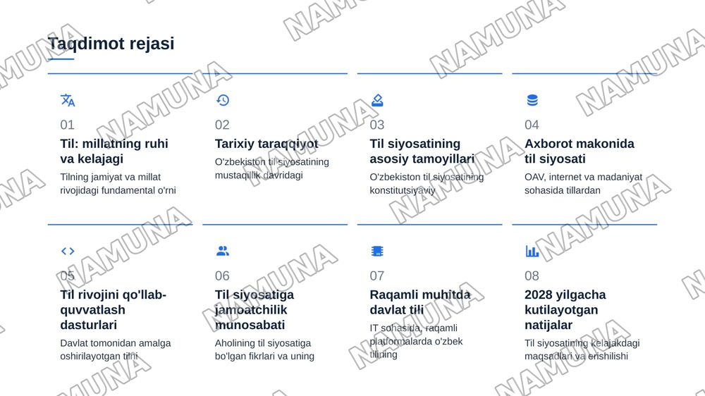 O'zbekistonning til siyosati — 2-slayd