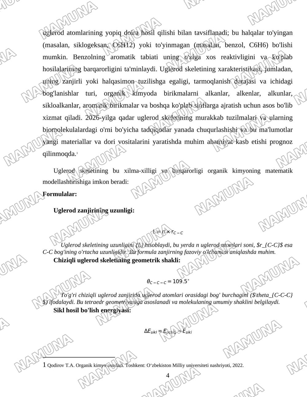 Organik birikmalarning sinflanishi — 4-varaq