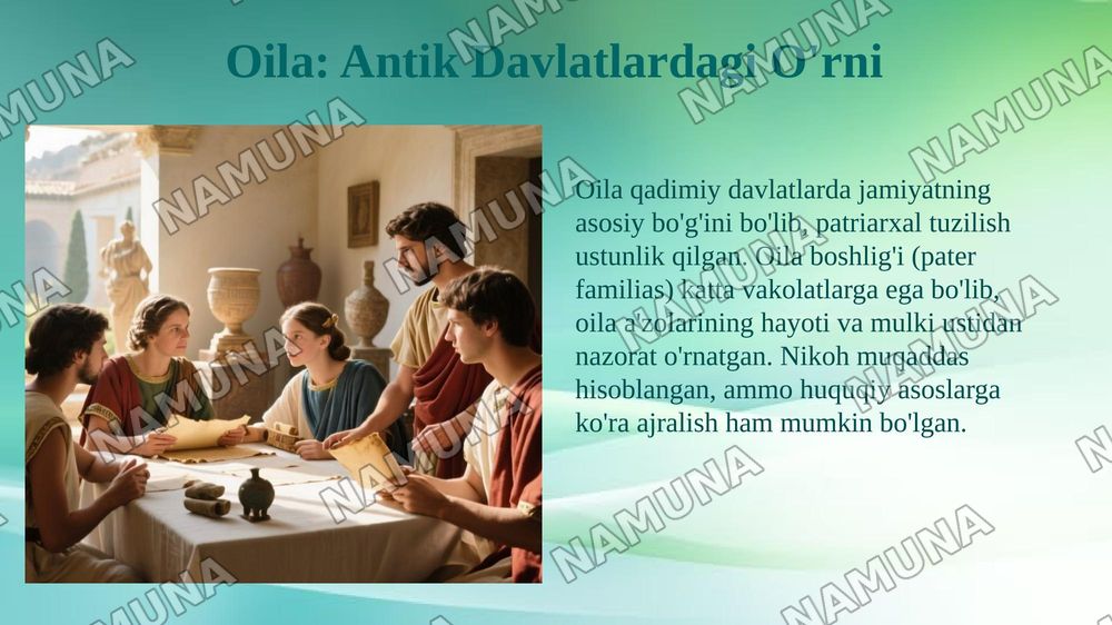 Antik davlatlari tarixi va huquqi — 7-slayd
