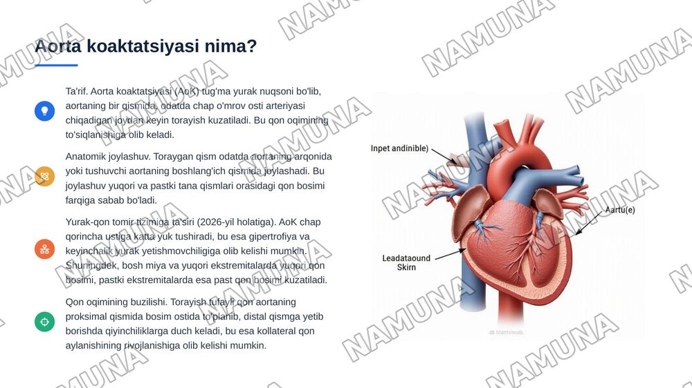 Aorta koaktatsiyasi — 3-slayd